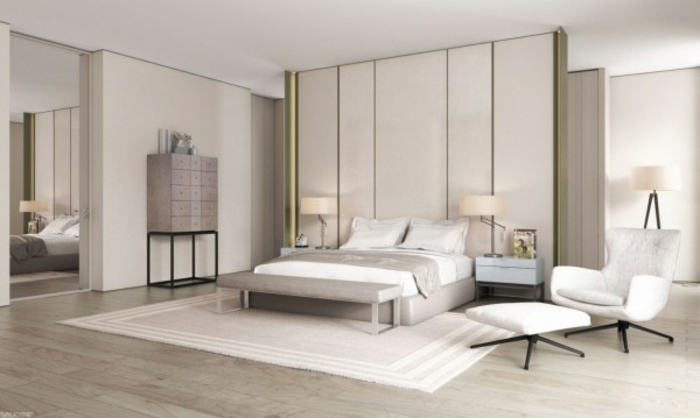 Nástenné panely v dizajne spální vo svetlých farbách od Valkyrie Valkyrie-Studios-s-extra-stenami-ako-nástennou-dekoráciou