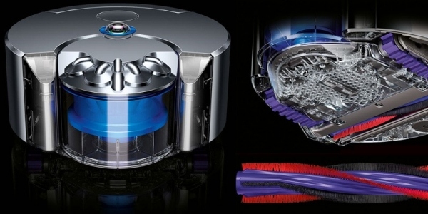 prelomový robotický vysávač 360 očí od integrovaného ovládania kamery Dyson prostredníctvom aplikácie vákuový robot-360-oko-dyson-integrovaný-360-stupňová kamera-ovládanie-prostredníctvom-aplikácie