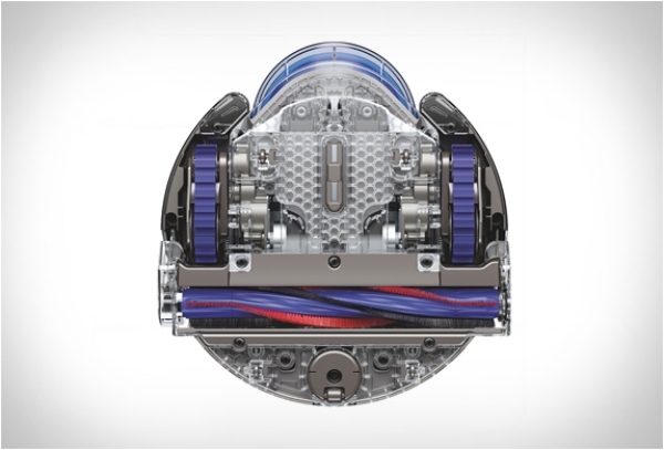 Robotický vysávač Dyson 360 ovládateľný očami pomocou aplikácie v smartfóne unikátny-čistiaci-robot-dyson-360-oko-Luftwibel-bez vrecka