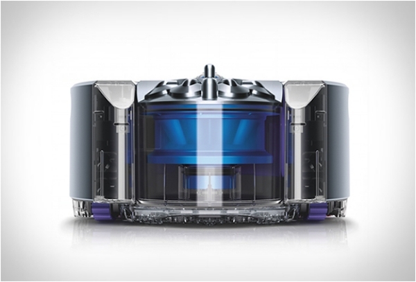 Robotický vysávač určený pre použitie v domácnosti - dyson 360 eye Vysávač-robot-dyson-360-oko-informuje-o-upratovacom-stojane