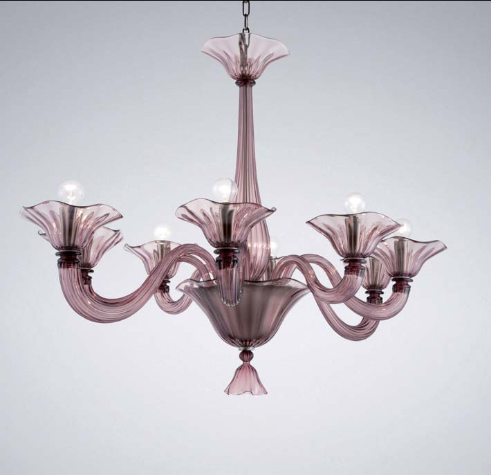 Dizajnové osvetlenie vyrobené zo skla La Murrina classic