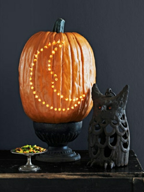 Strašidelná halloweenska tekvica