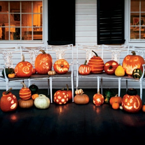 Nápady na výzdobu halloweenskej tekvice