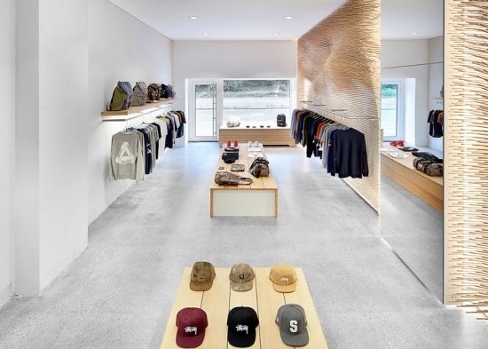 trendový mrqt butik stuttgart dekoratívny dizajn interiéru interiéru