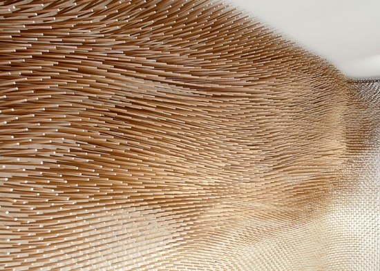 načítanie drevených paličiek dekoratívny dizajn steny interiér butik moderný