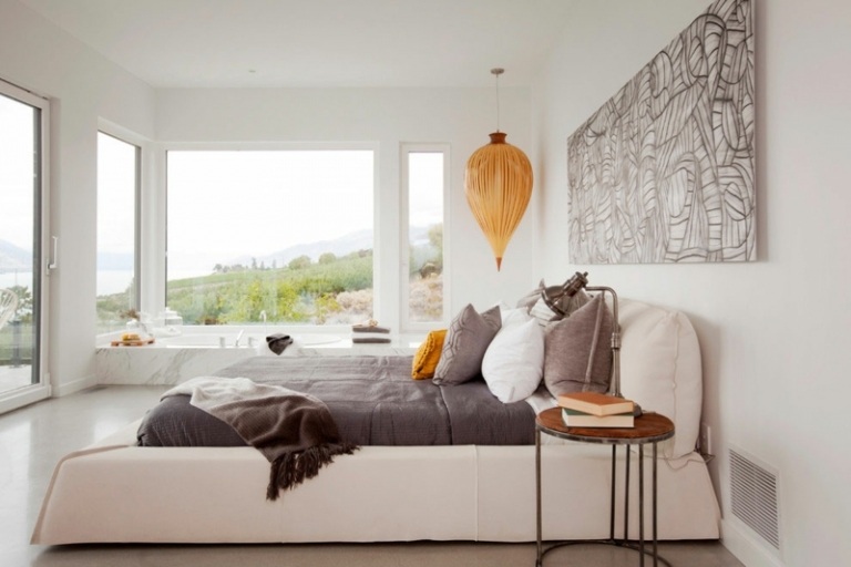 interiérový biely mramorový nástenný nástenný nočný stolík