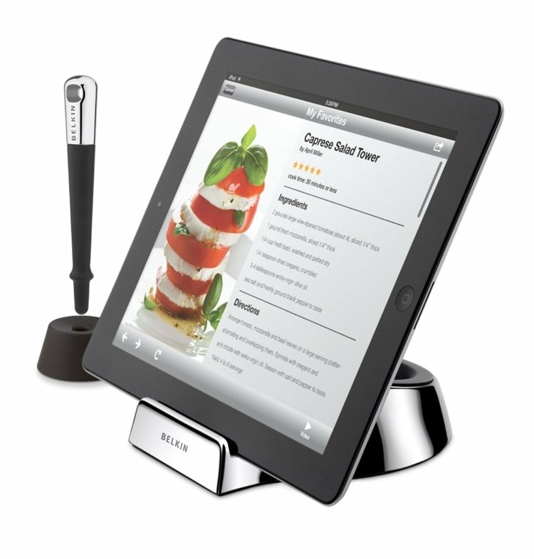 Príslušenstvo Belkin pre iPad - Stojan na šéfkuchár je dodávaný so stylusom