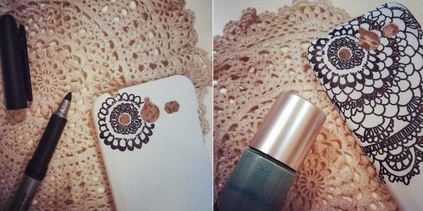 dekorácia-filigránová-biela-ochranný-kryt-iphone-smartphone