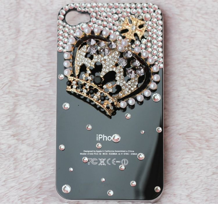 kamienky korunka motív iphone obaly zlaté