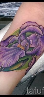 Írisz -tetoválás fényképes példája egy írisz -tetoválás jelentését bemutató cikkhez 38