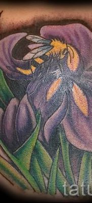 Írisz -tetoválás fényképes példája egy írisz -tetoválás jelentését bemutató cikkhez 26