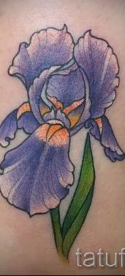Írisz -tetoválás fényképes példája egy íriszes tetoválás jelentését bemutató cikkhez 23
