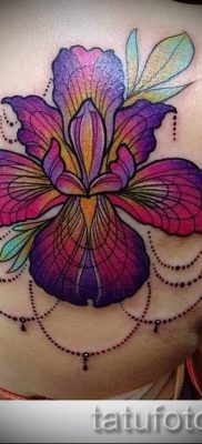 Írisz -tetoválás fényképes példája egy íriszes tetoválás jelentését bemutató cikkhez 2