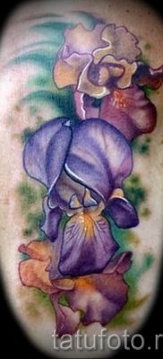 Írisz -tetoválás fényképes példája egy íriszes tetoválás jelentését bemutató cikkhez 1