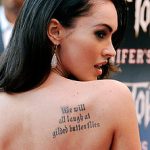Megan Fox - zdjęcie tatuażu 3