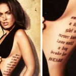 Megan Fox - zdjęcie tatuażu 1