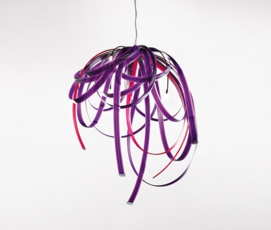 purpurovo ružový ventilátor tempomatov dizajn italamp fialové ružové ventilátorové svetlá navrhnuté spoločnosťou italamp