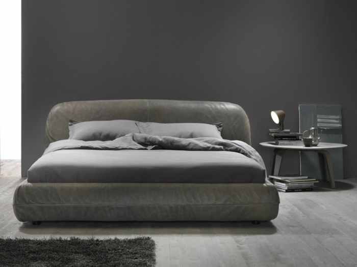 Rolovacia posteľ-vyrobené z kože-čalúnenie-od Carla-Trevisaniho