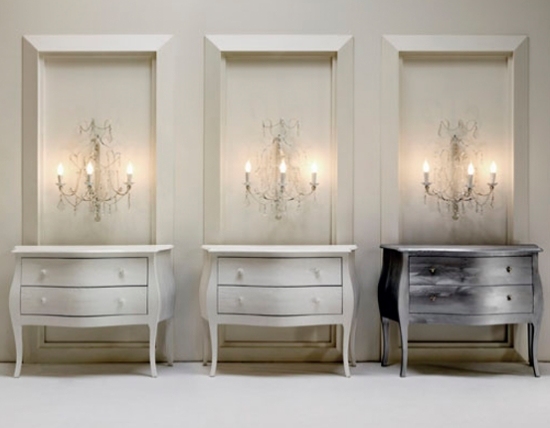 taliansky nábytok skriňa luster zariadenie chodby