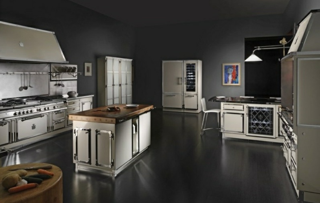 biely kuchynský nábytok ostrovné spotrebiče Kuchynské ostrovné spotrebiče od talianskych výrobcov