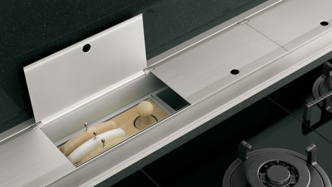 Kuchynský ergonomický doplnok-moderný kanál Kuchynský ergonomický doplnok-kanál-moderný inovatívny dizajn