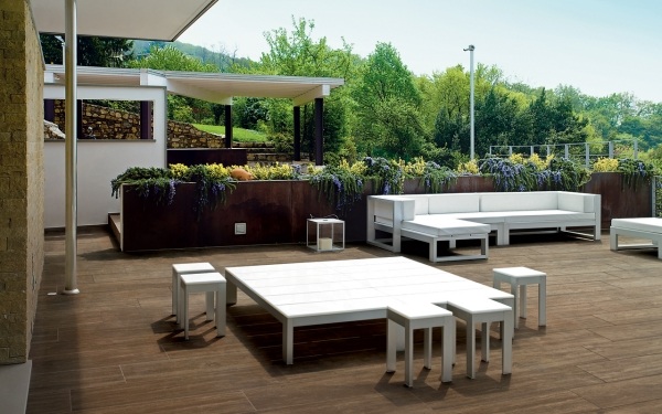 talianska keramická dlažba vzhľad terasy iris ceramica talianske dlaždice vzhľad dreva terasa iris ceramica