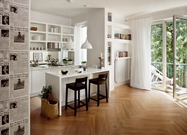 Dlažba v dreve vyzerá v kuchyni iris ceramica biela Dlažba drevený vzhľad kuchyňa ewood iris ceramica biela