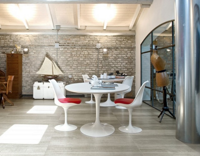 Talianske podlahové dlaždice-drevo vyzerá neutrálne a neutrálne Taliansky kachľový drevo vyzerá elegantne a neutrálne ako materiál