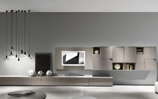 nástenná jednotka s jednoduchým dizajnom a jasné jasné čiary