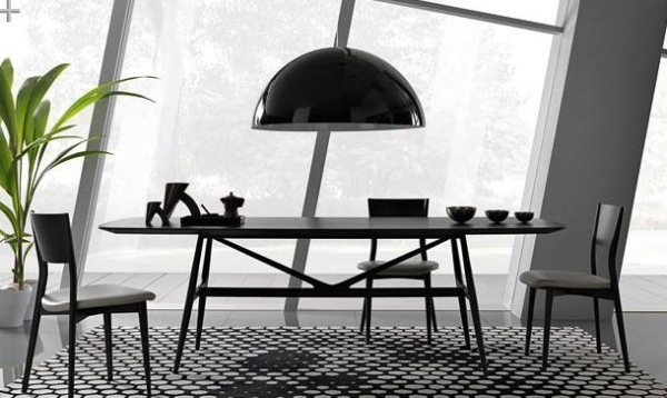 nábytok do jedálne čierny taliansky nábytok MisuraEmme