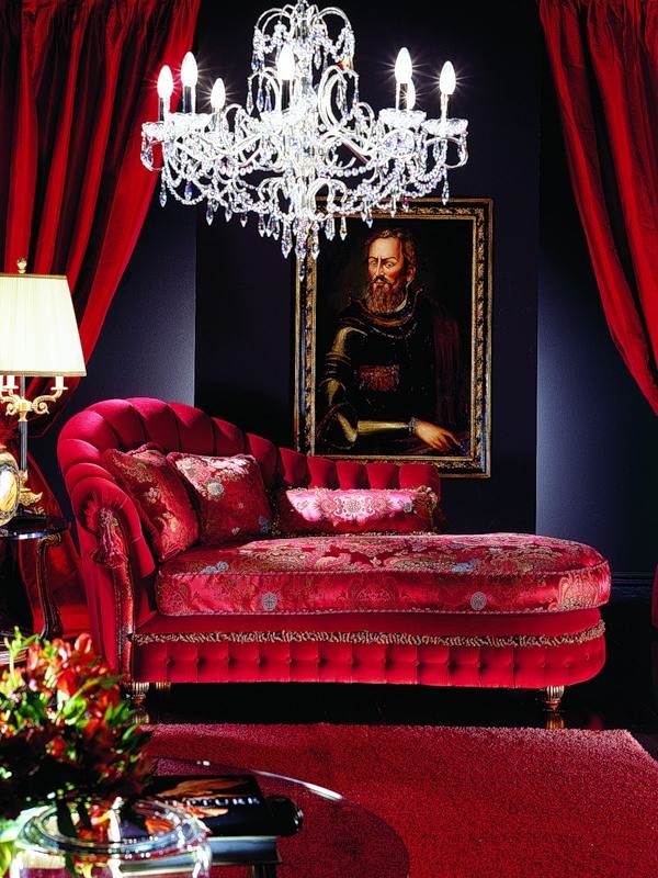 Pohovka Italian-furniture-by-Zanaboni-red-zamat