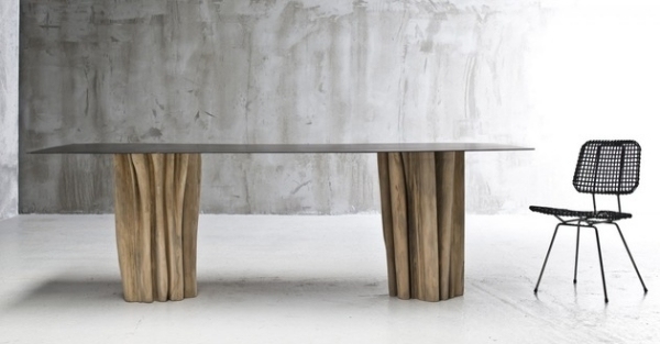 trendová kolekcia jedálenského stolu tehla paola navone taliansky dizajn