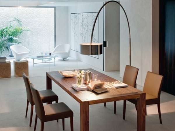 raduga stojacia lampa moderné dizajnové svetlá od cattelan