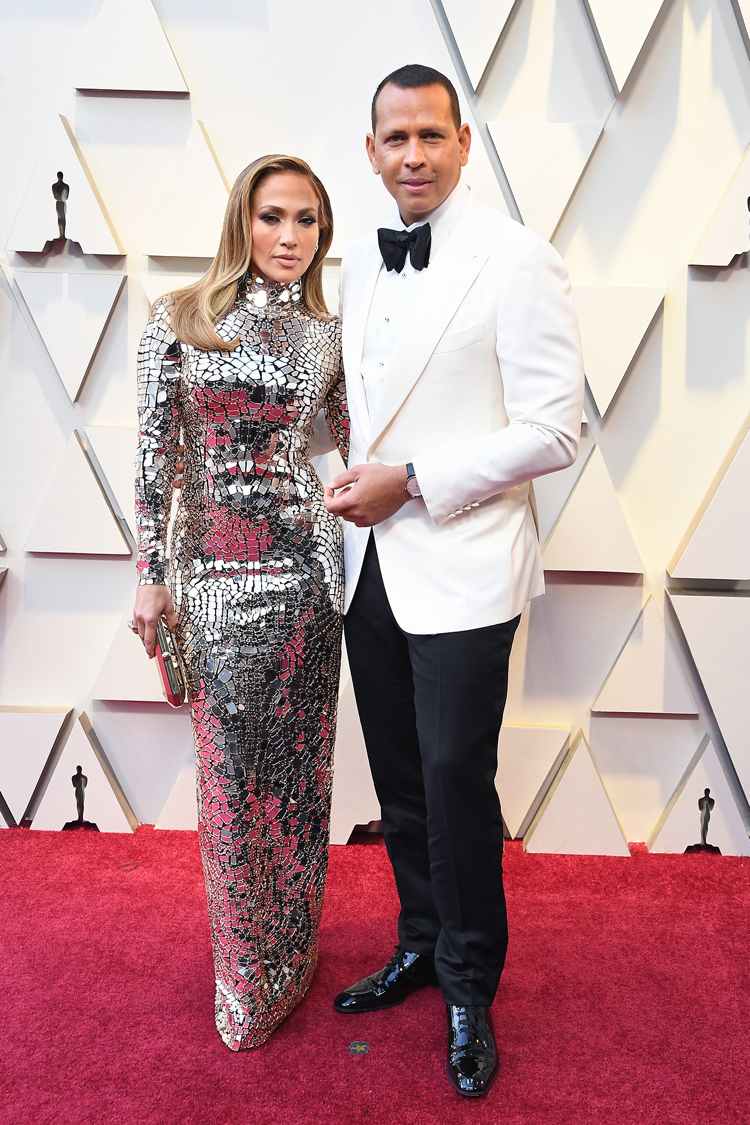 Jennifer Lopez Alex Rodrigez sa objavila na červenom koberci na Oscaroch 2019