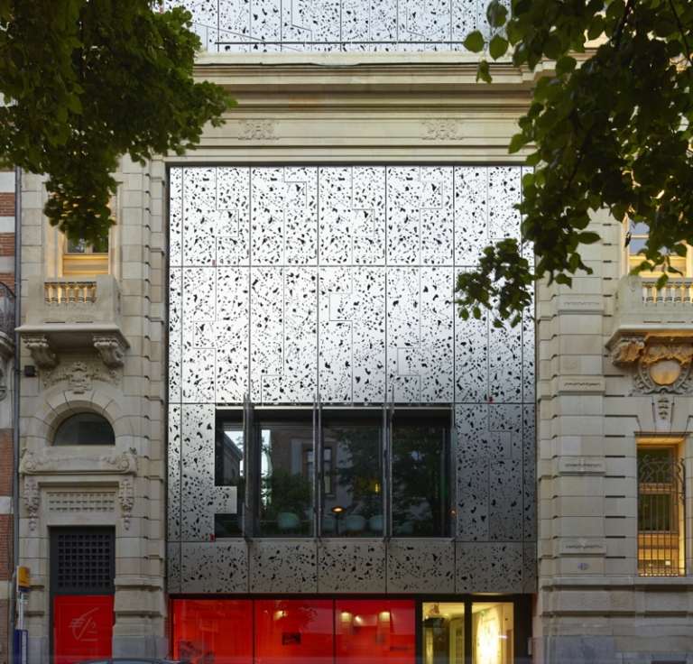 budova renovovať architektúra obchodné žalúzie oceľový dizajn