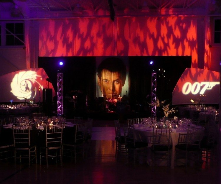 James Bond Party aranžmán herec plagát