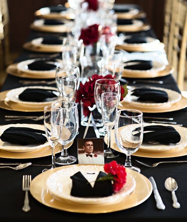 james-bond-party-stôl-dekorácie-obrúsok-skladací-smoking