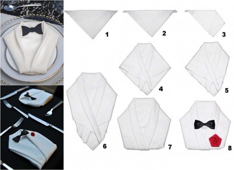 obrúsky Jamesa Bonda ako návod na zloženie obleku