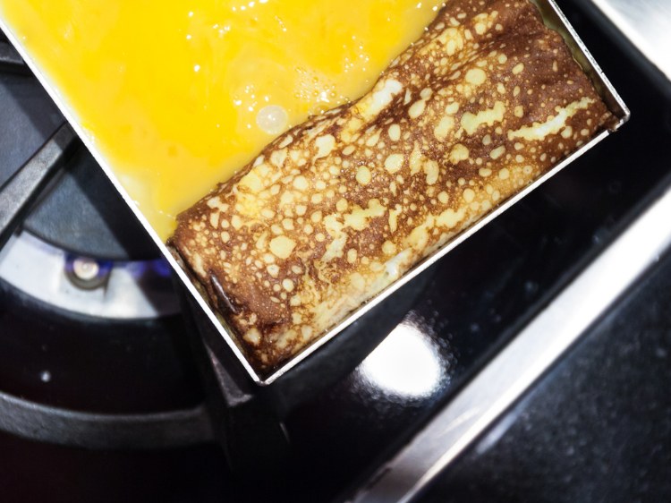 japonská omeleta tamagoyaki recept štvorcová panvica vaječná hmota