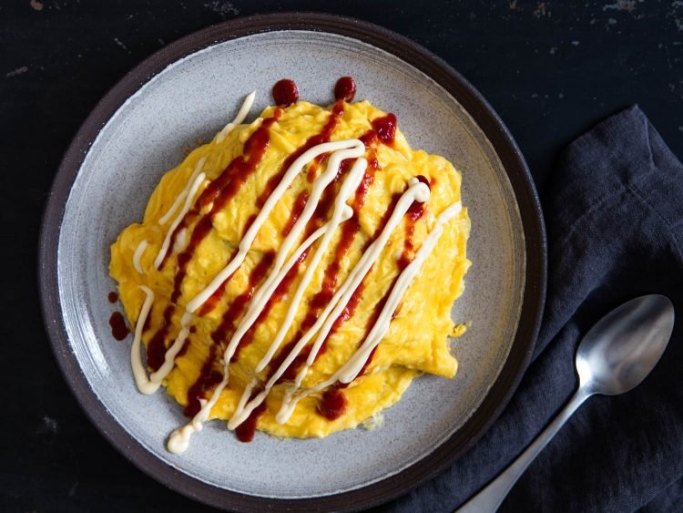 japonská omeleta ryžový recept omurice kuracie kewpie majonéza