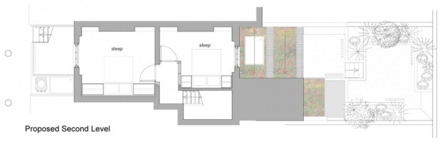 Prízemná nadstavba domu so zelenou strechou fraher-architects-london-house-with-extension-green roof