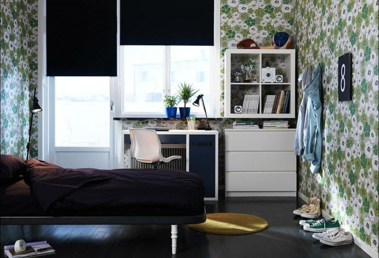 príklad tapety kvety zelená chlapci dizajn dvere na terasu