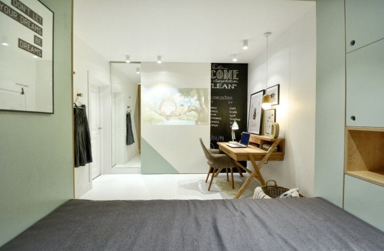 nápad pracovný priestor plátno projektor tabuľa miestnosť pre mládež