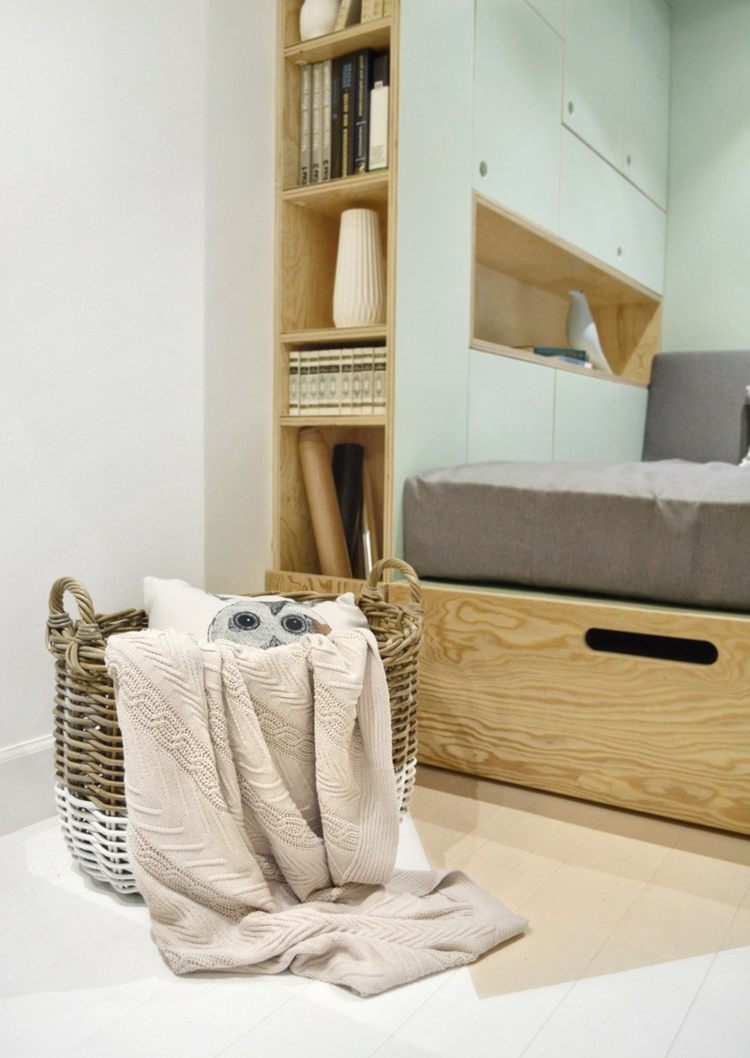 kôš na bielizeň vstavaná skriňa nábytok detská izba nápad