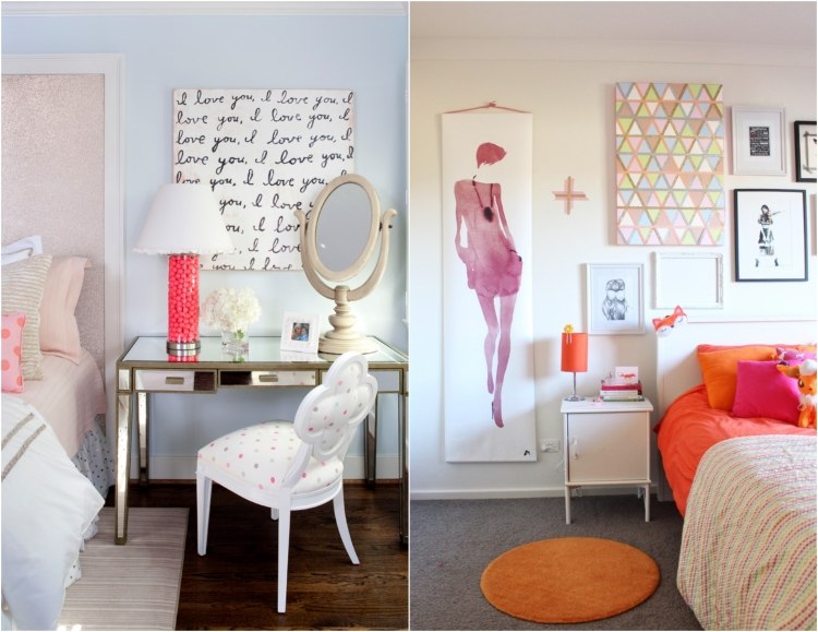 miestnosť pre deti-farebný dizajn-dievčatá-pastelové tóny-svetlé farby