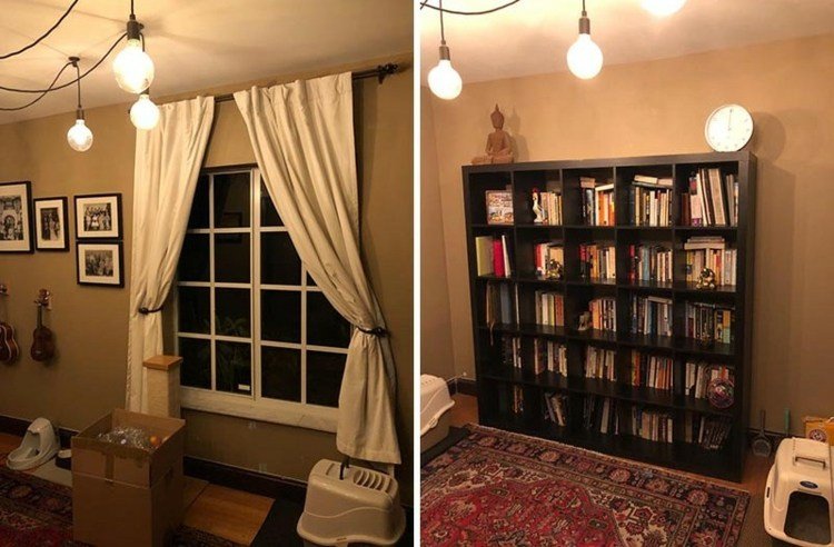 Štúdium v ​​tmavých farbách sa stáva príjemnou chlapčenskou izbou