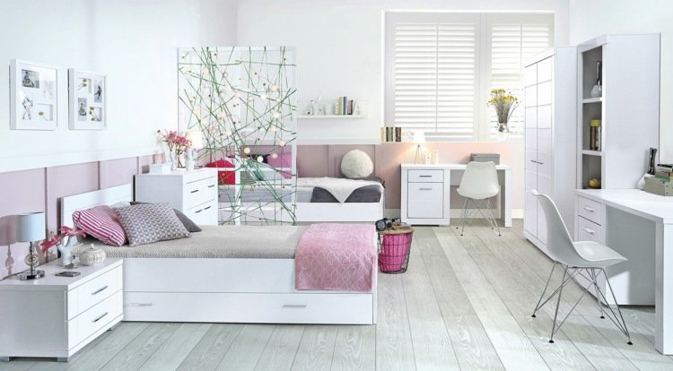 Nápad na izbu pre dve osoby s priečkou