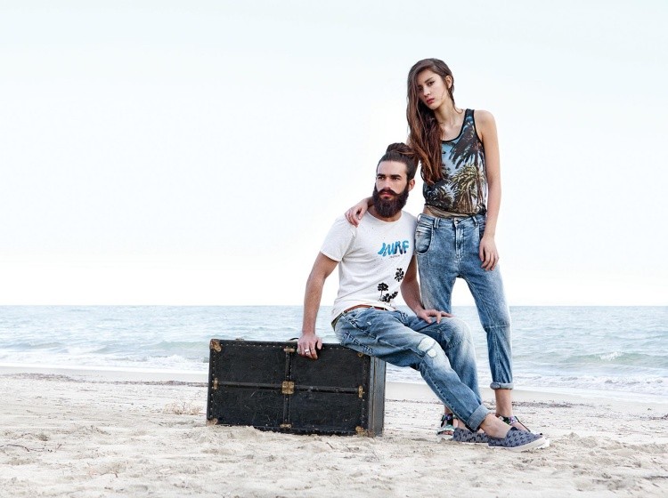 Boyfriend rifle pre ňu, roztrhané rifle pre neho Chlapec-móda-priateľ-džínsy-top-leto-20115