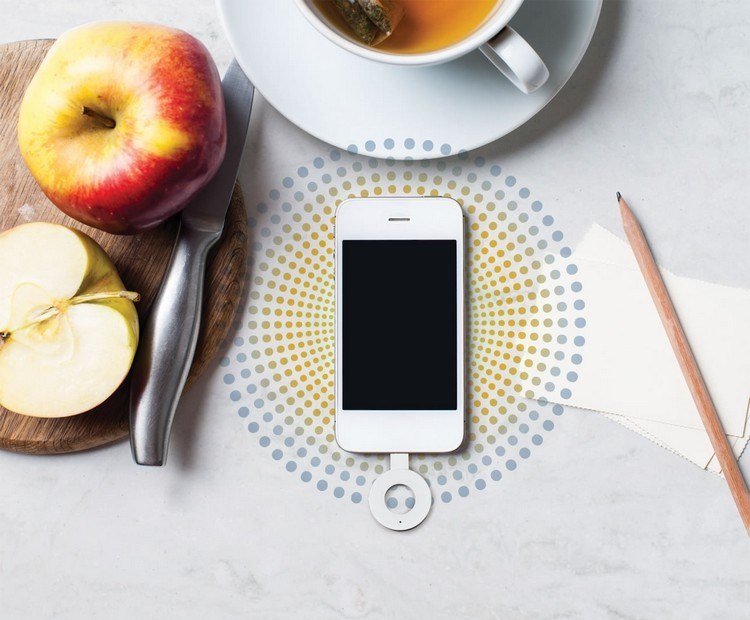 Bezdrôtové nabíjanie kuchynská pracovná doska corian v mramorovom vzhľade