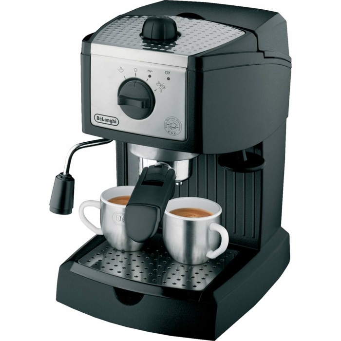 Kávovar na espresso na espresso a čiernu kávu kávovar delonghi espresso čierne tipy